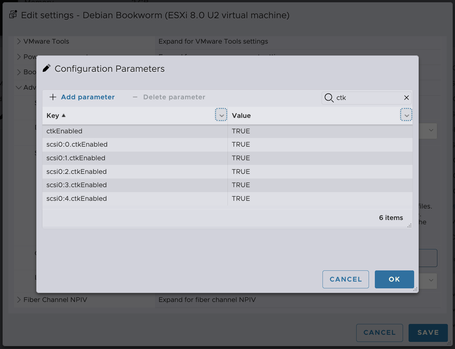 Example CTK configuration
